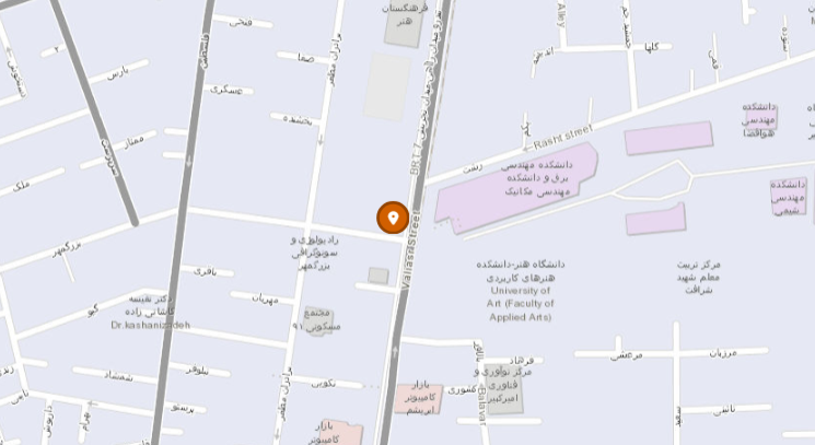 نمایش بر روی نقشه